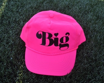 Neon "Big" Sorority Hat