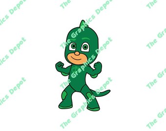 PJ Masks Gecko svg file, dxf, studio3, eps, ai files - Download - PJ Masks Cut File, PJ Masks Clipart - Cricut Explorer - Silhouette Cameo