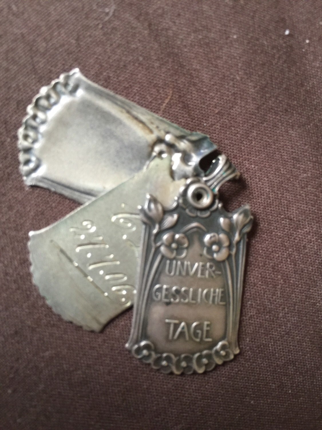 Antique French Opening Charm dated 1906