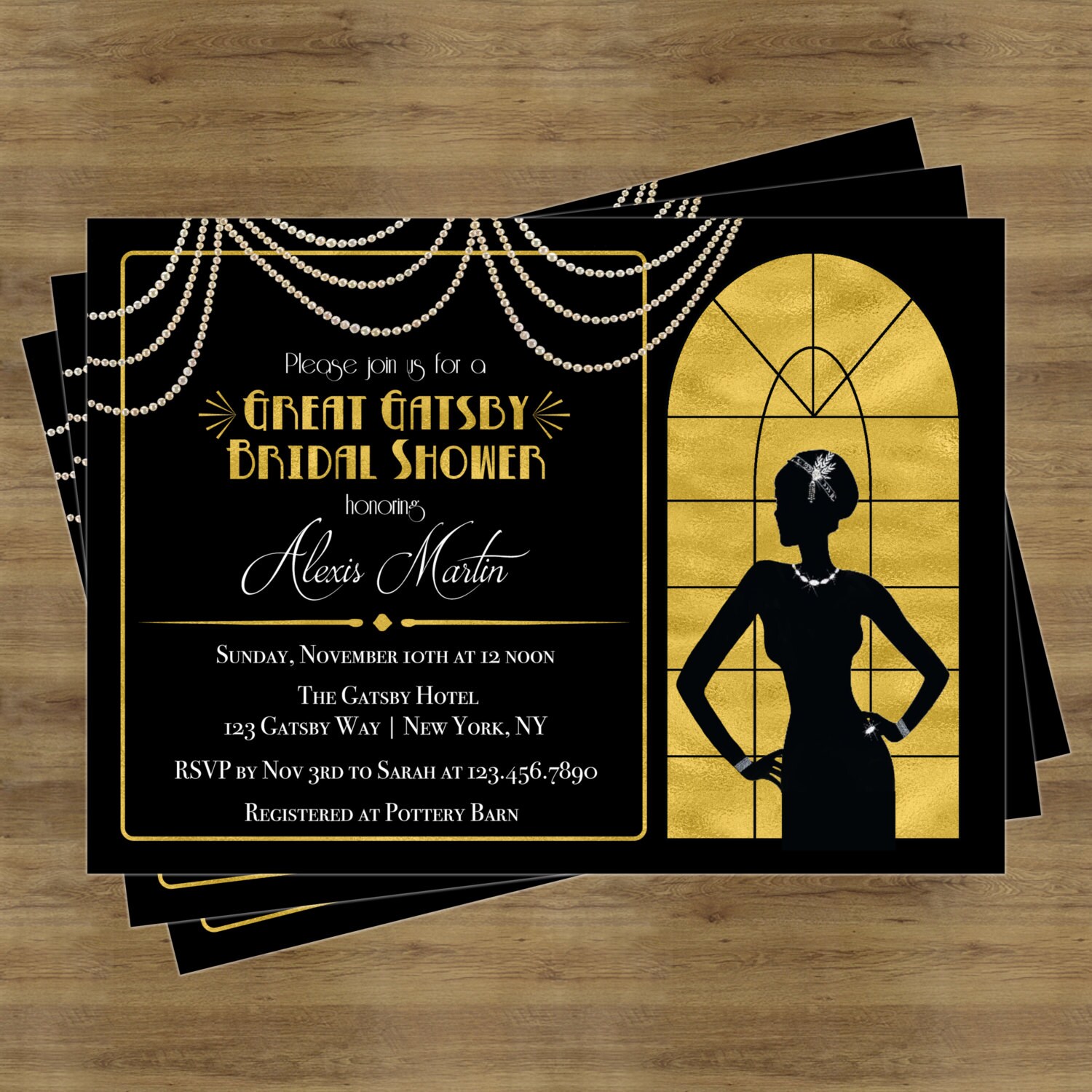 Gatsby Party Invitation 5