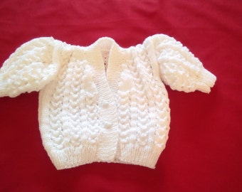 Items similar to PDF Knitting Pattern Seamless Baby Cardigan WIth ...