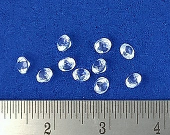 Round White Topaz 3mm (Pack of 10)