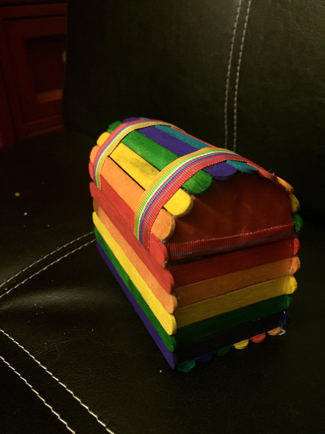 rainbow toy chest