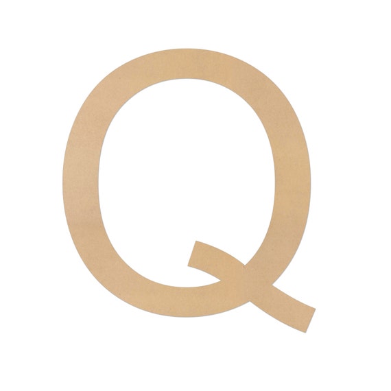 1 34 Wooden Letter Q Nursery Kids Room
