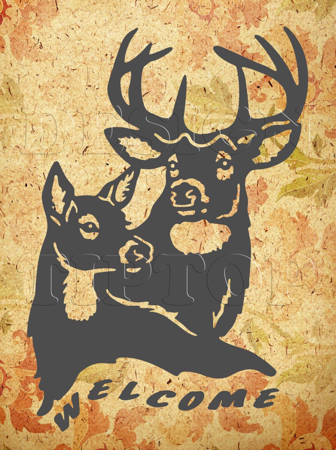 Download Head of a deer SVG, dxf, png, eps, cdr, deer, Silhouette, Cricut, vinyl cutting, t-shirt design ...