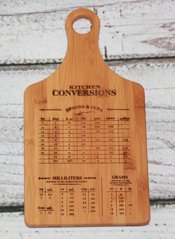 Kitchen Conversions Chart Cutting Board Bamboo By KPMachining   Il 570xN.986476148 Fnyb 