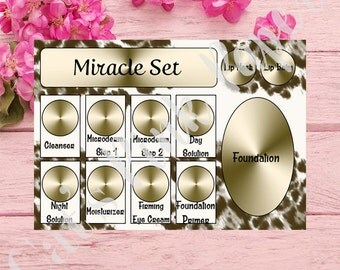 Digital Tray Inserts Mary Kay Zebra Print by CatsPinkPaper