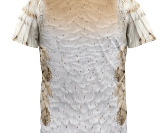 Halloween Barn Owl Costume All Over Adult T-Shirt