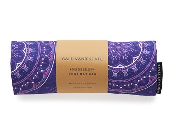 Yoga Mat Bag - 100% Cotton featuring original Cocorrina print