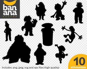 SALE Sesame Street png jpg svg eps files high resolution BV-FA-0058