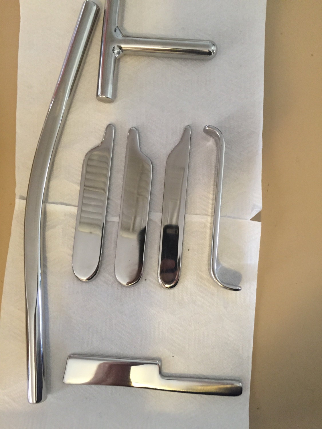 Stainless Steel Hand crafted massage tools for Chiro Physio