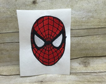 Spiderman Face Embroidery Design, Spiderman Embroidery Design