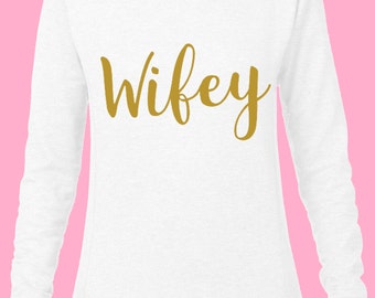 Wifey sweatshirt, Wifey slouchy sweatshirt, slouchy sweatshirt, Off the shoulder sweatshirt, off the shoulder sweater, Wifey