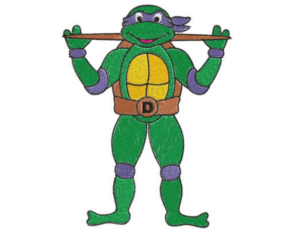 Ninja Turtles Machine Embroidery Design SB923