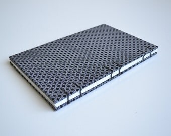 Black & White Coptic Stitch Hand Bound Sketchbook