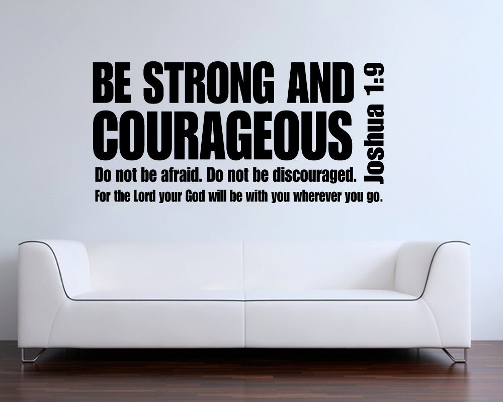 Bible Verse Stay Strong And Courageous