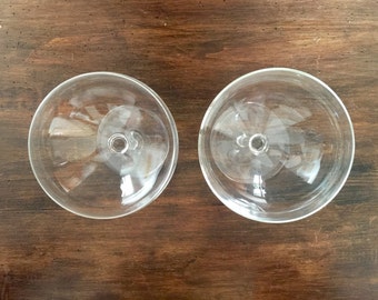 Paire de larges verres à vin