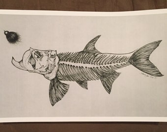 Tarpon fish | Etsy