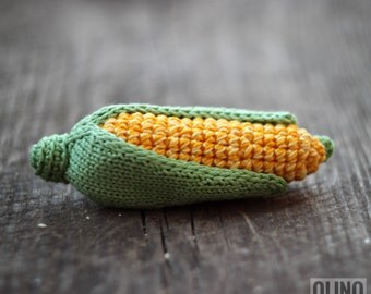 CORN Crochet Pattern PDF - Crochet corn pattern Crochet vegetables patterns Knitted corn pattern Crochet Play Food Patterns Amigurumi corn