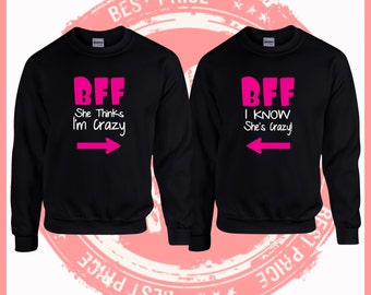 ON Sale TODAY Bff sweaters-best friends Sweaters-bff