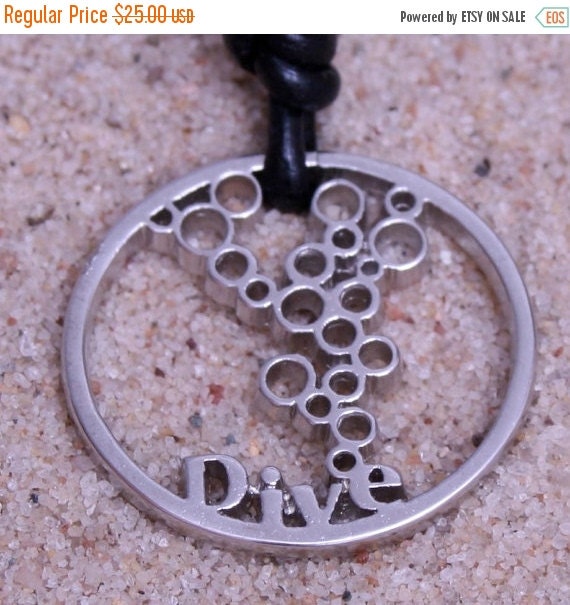 Scuba Diving Jewelry Scuba Gear Pewter Pendant by zulasurfing