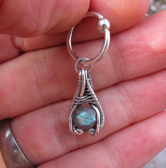 Bohemian Belly Ring Boho Jewelry Hippie Jewelry by PeacebirdStudio