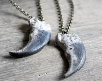 Mens Jewelry Husband Gift Grizzly Bear Claw Necklace Tribal Jewelry
