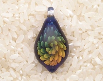 EMBLEM Lampworked Borosilicate Glass Pendant
