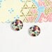 400pcs handmade triangle clear glass dome cabochons 12mm (12-0331)