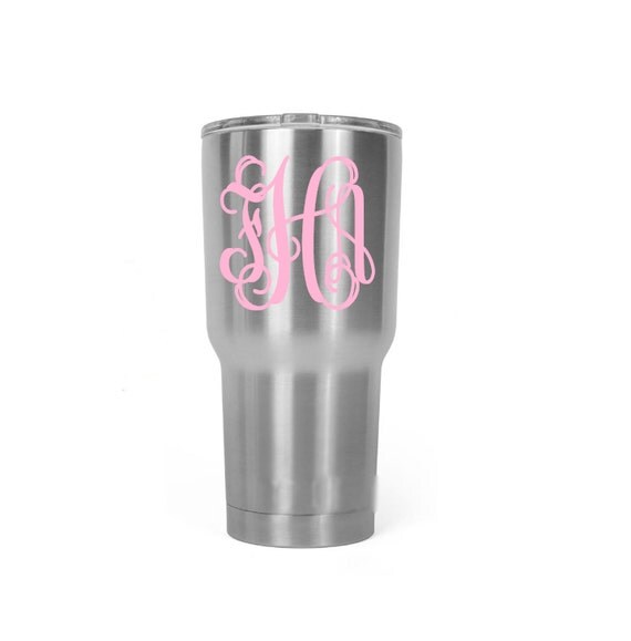 Monogram Decal for 30 oz. Tumbler