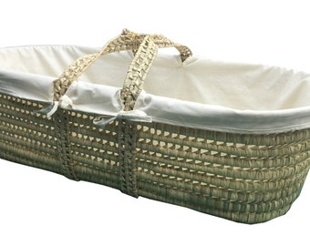 Simple Moses basket liner ONLY 100% Organic Cotton