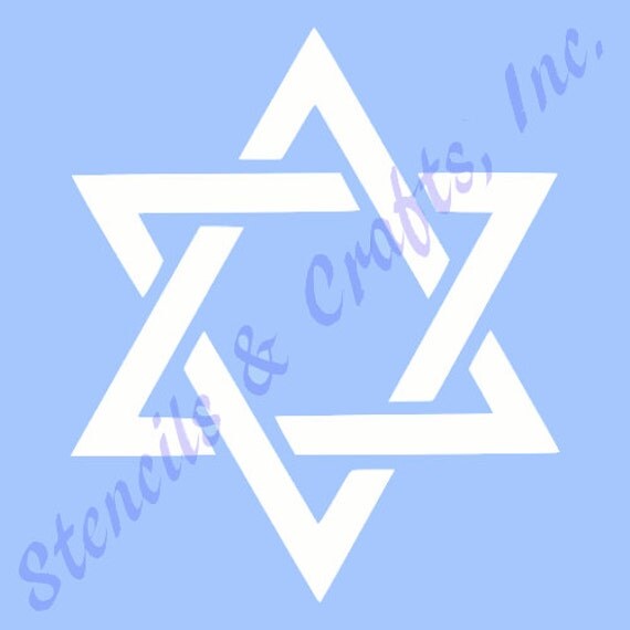 8 STAR OF DAVID stencil stars stencils template