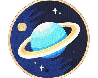 Galaxy Planet Back Patch