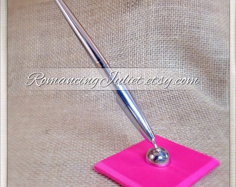 Custom Colors Wedding Pen...shown in hot pink