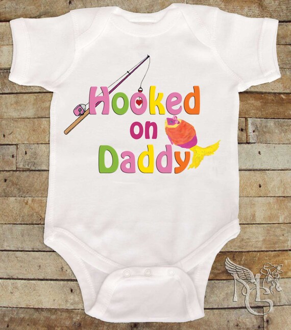 Funny Girl Romper Fishing Baby Girl Bodysuit Infant One Pieces