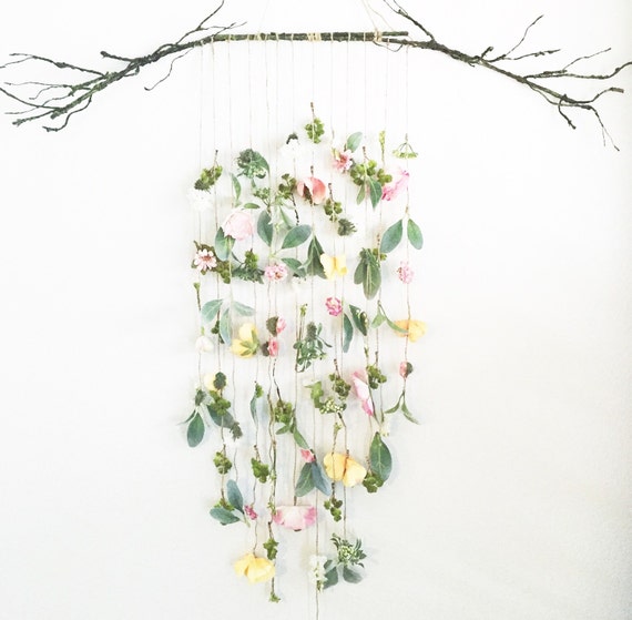 Items similar to Floral Wall Hanging Decor on Etsy
