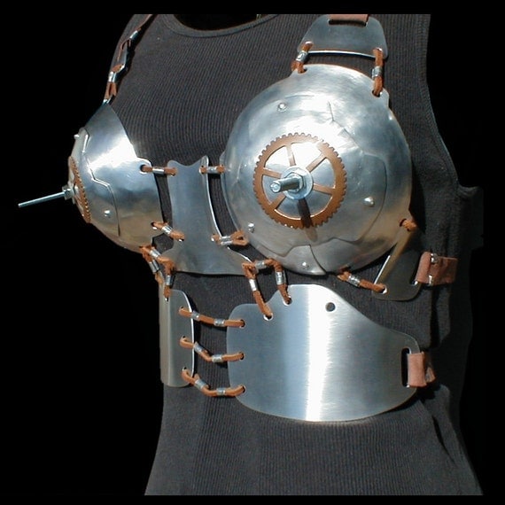 Grinder Bolt Metal Steampunk Bra 15.100 by brooksbot75 steampunk buy now online