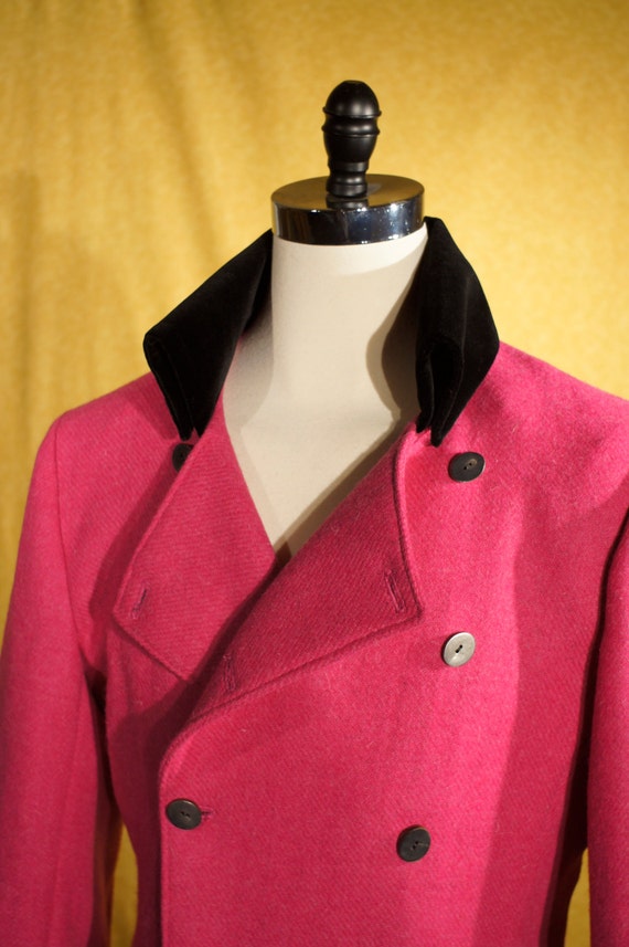 Dandy Tweed OvercoatsRegency Style in Brilliant Fuchsia