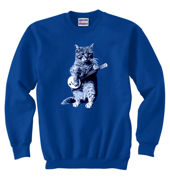 cat shirt cat tshirt cat sweatshirt banjo shirt cat