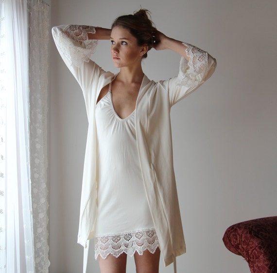 bride cotton robe