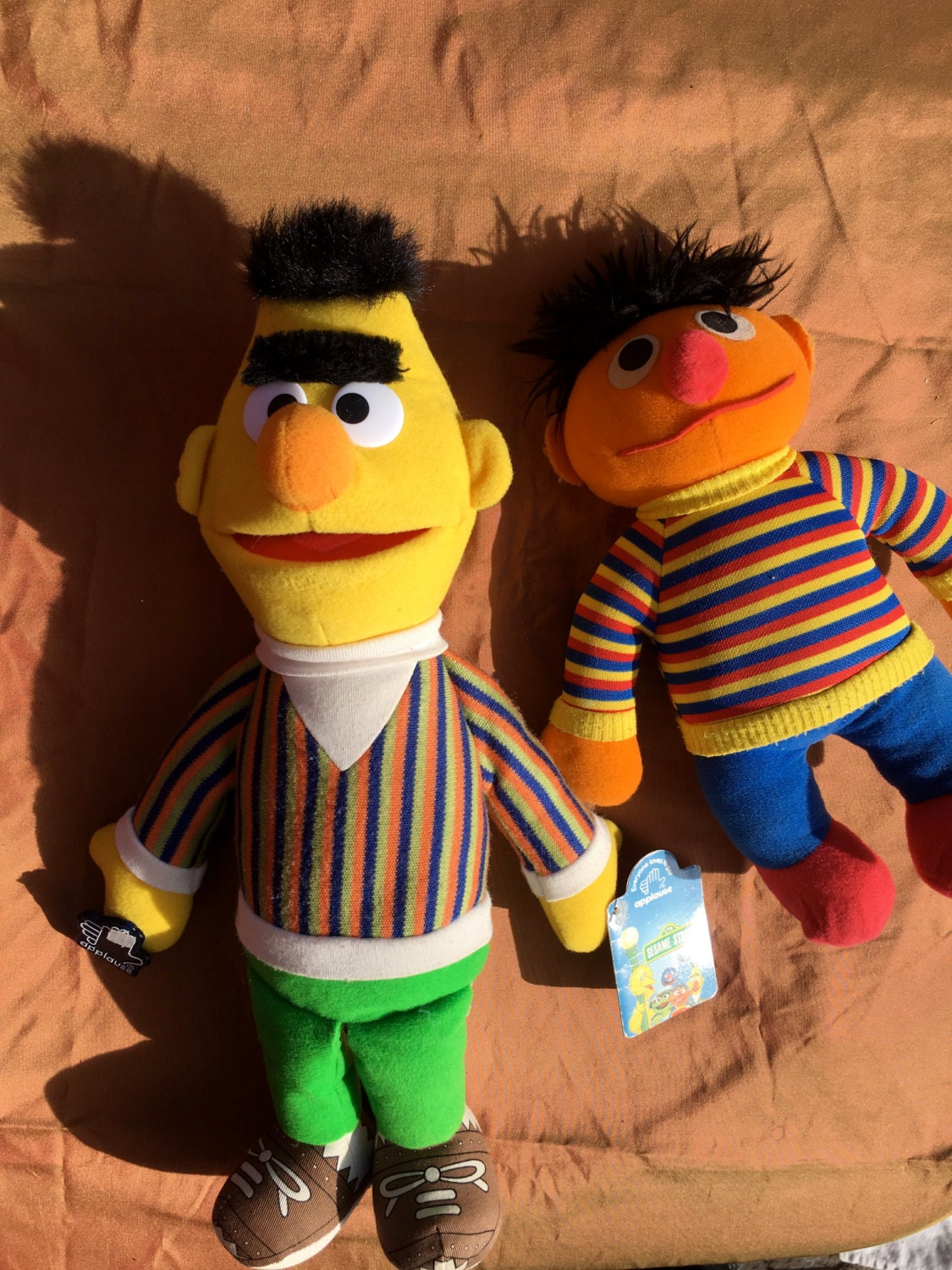 bert and ernie stuffed dolls