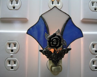 Victorian Fan Stained Glass Night Light