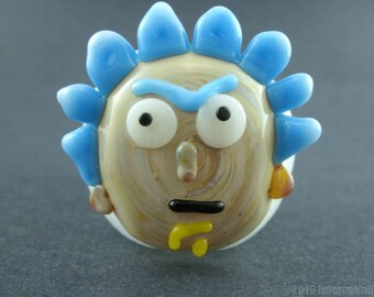 Rick and Morty Glass Smoking Pipe Rick Sanchez
