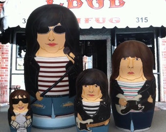 The Ramones Matryoshka Dolls