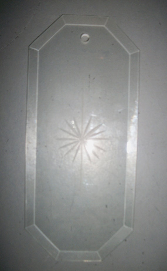 Chandelier Replacement Glass Panels Bevels with by Junkydory