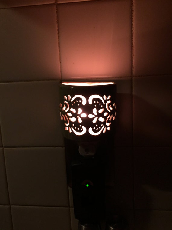 Hand carved night light fancy cutout night light custom