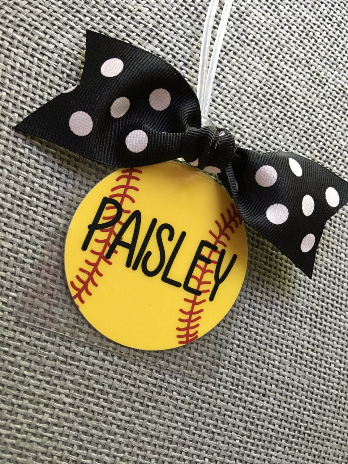 Personalized Softball Gifts Softball Bag Tags Softball