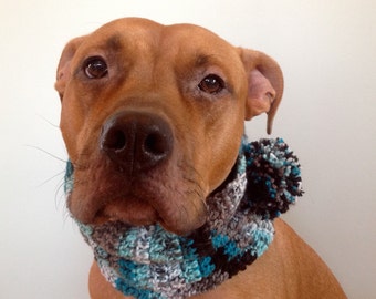 Custom Dog Cowl, Crochet Dog Scarf, Dog Clothing, Dog Scarf, Scarf for Dogs