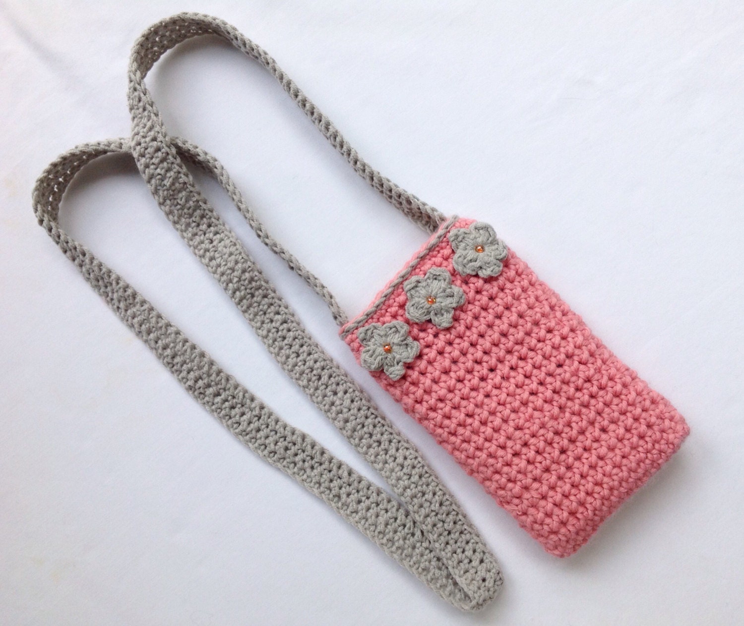 Crochet Smartphone Purse Smart phone Crossbody Smartphone