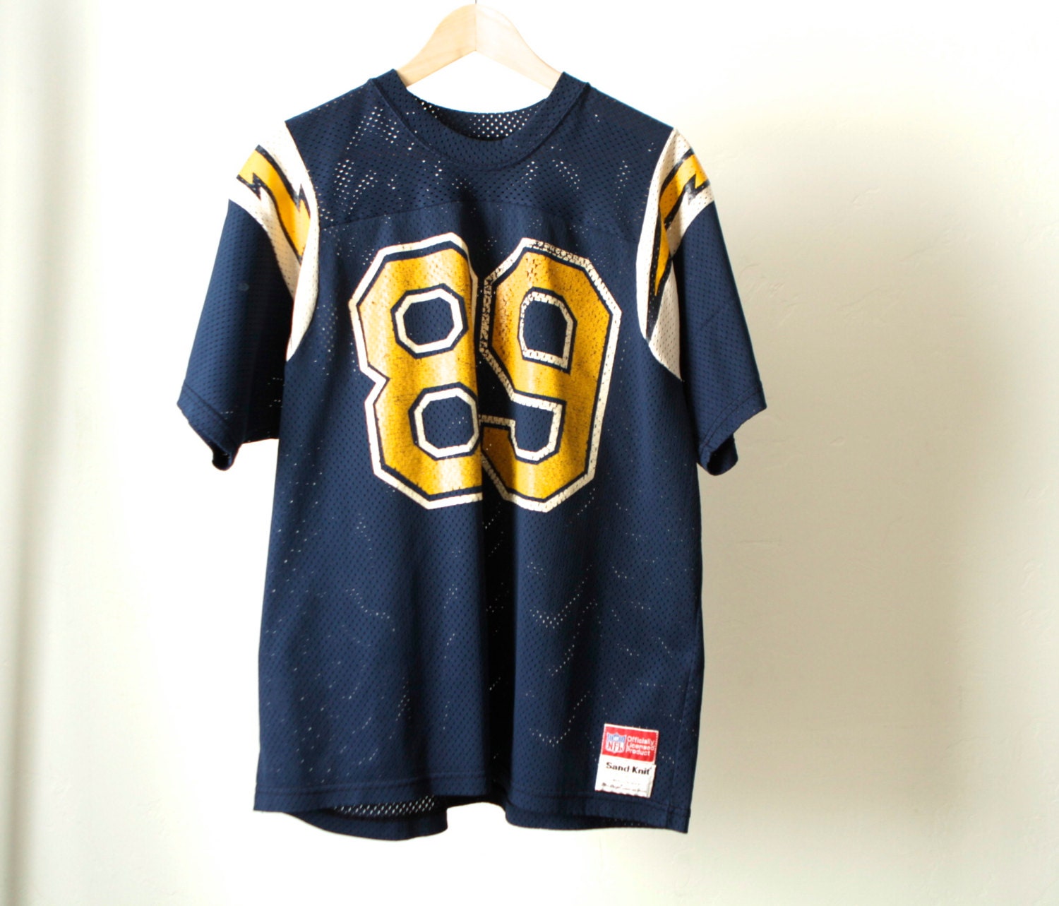 SAN DIEGO CHARGERS number 89 1980's official nfl football